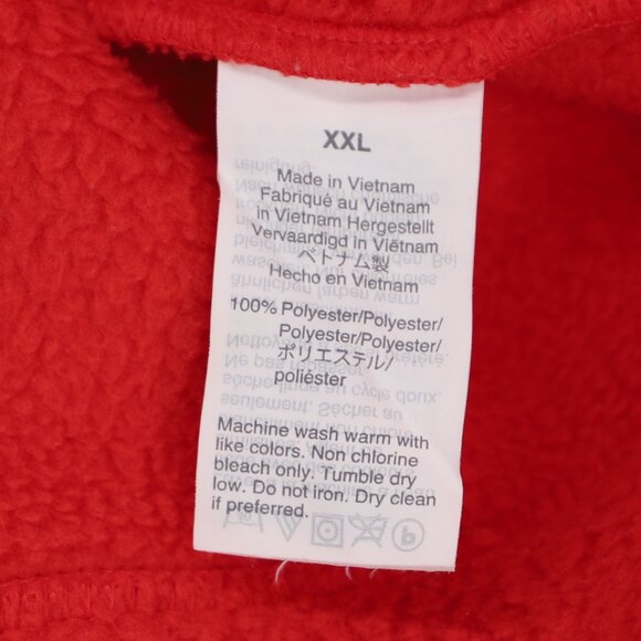 J.CREW Red Polartec Fleece Half-Zip Pullover Jacket Size XXL - Picture 6 of 7